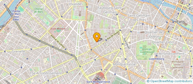 localisation de l'entreprise MARCEL PROUT AUTHENTIQUE CUISINE AU GAZ  PARIS