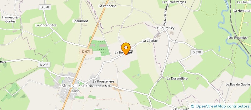 localisation de l'entreprise MARCEL'S SERVICES  MUNEVILLE-SUR-MER