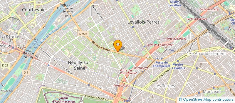 localisation de l'entreprise MARCEL SAGNIER à NEUILLY-SUR-SEINE