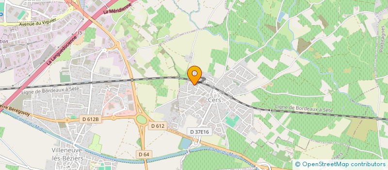 localisation de l'entreprise MARCEL SANCHEZ FACADIER à VILLENEUVE-LES-BEZIERS