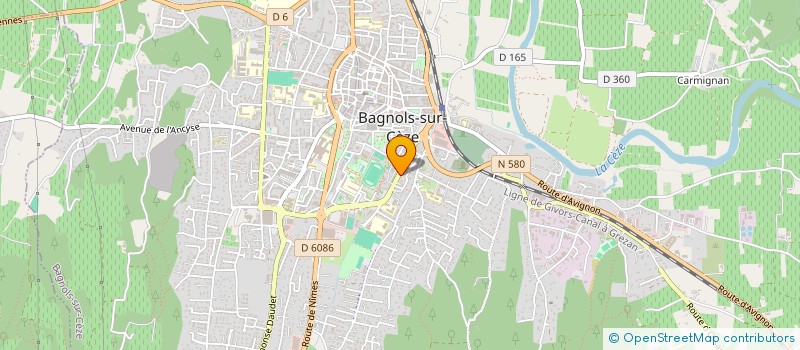 localisation de l'entreprise MARCEL SHOP  BAGNOLS-SUR-CEZE