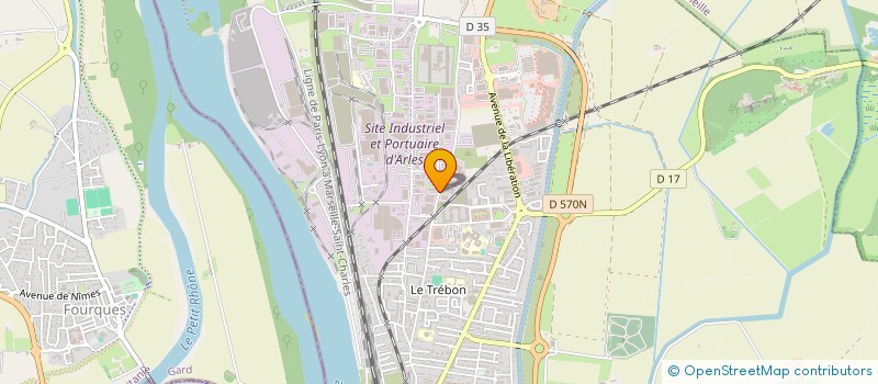 localisation de l'entreprise MARCEL TESTAERT SA à ARLES