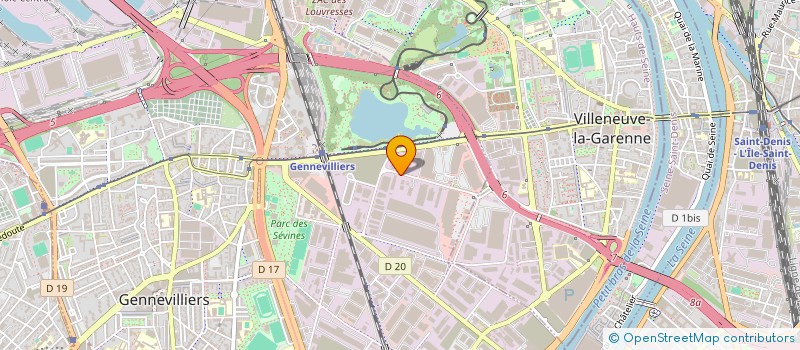 localisation de l'entreprise MARCEL VILLETTE  GENNEVILLIERS