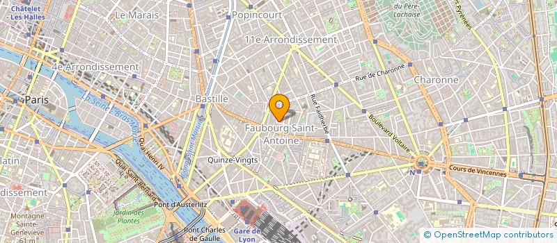 localisation de l'entreprise MARCEL WALLACE  PARIS