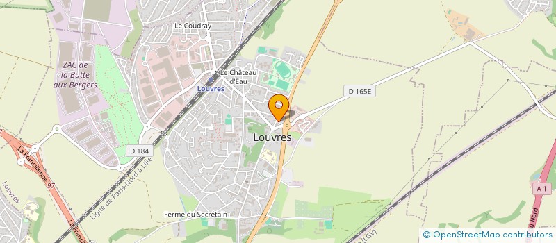 localisation de l'entreprise MARCELA NAILS  LOUVRES