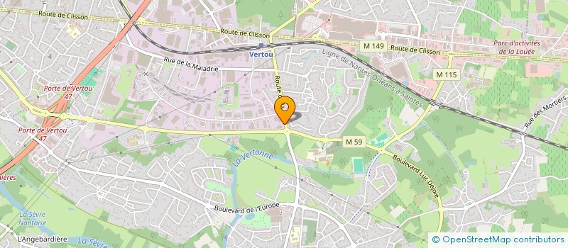 localisation de l'entreprise MARCELANO à VERTOU