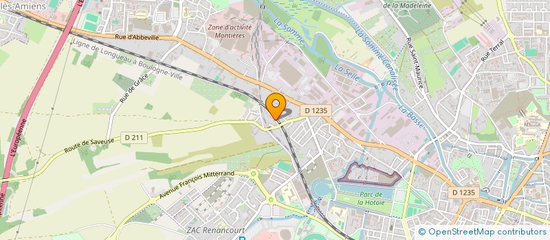 localisation de l'entreprise MARCELIMO à AMIENS