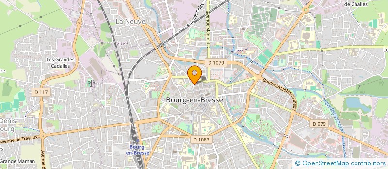 localisation de l'entreprise MARCELIN à BOURG-EN-BRESSE