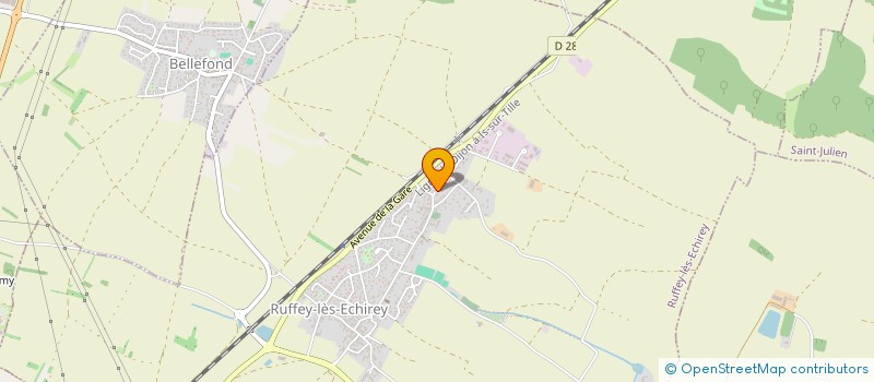 localisation de l'entreprise MARCELINE  RUFFEY-LES-ECHIREY