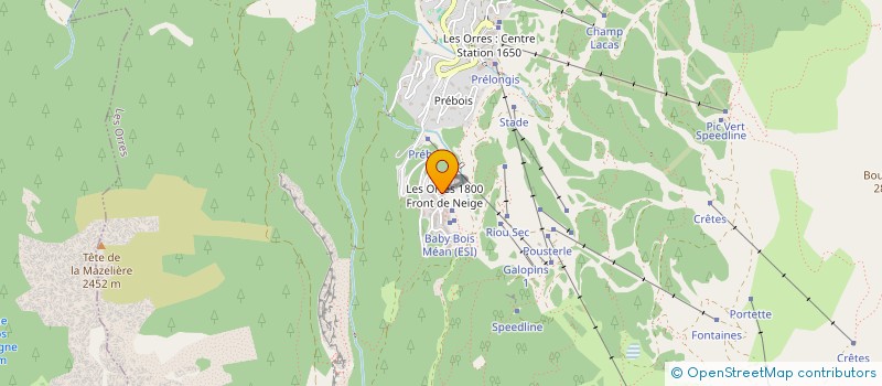 localisation de l'entreprise MARCELIS & LELUBRE à LES ORRES