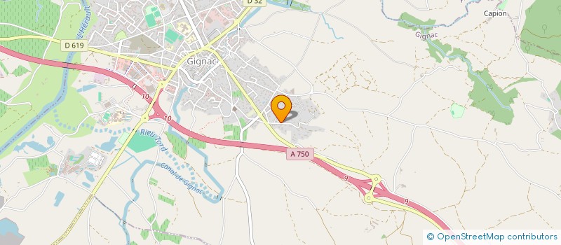 localisation de l'entreprise MARCELLE 1  GIGNAC