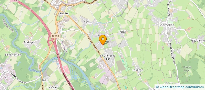 localisation de l'entreprise MARCELLE  CONTAMINE-SUR-ARVE