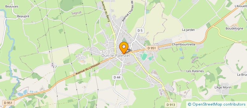 localisation de l'entreprise MARCELLE PINOT 0 à DUN-LE-PALESTEL