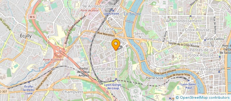 localisation de l'entreprise MARCELLIER ET CIE à LYON