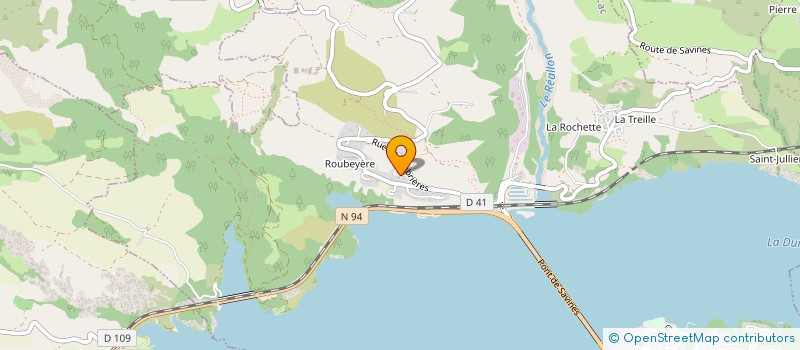 localisation de l'entreprise MARCELLIN  SAVINES-LE-LAC