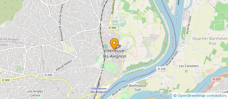 localisation de l'entreprise MARCELLIN J.V.B.  VILLENEUVE-LES-AVIGNON