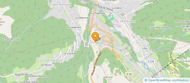 localisation de l'entreprise MARCELLIN MICHEL ET FILS à MORZINE