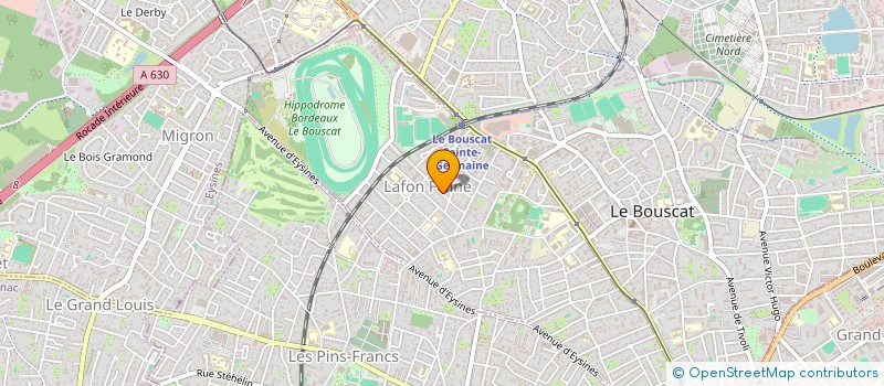 localisation de l'entreprise MARCELLINE  LE BOUSCAT