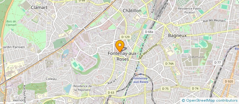 localisation de l'entreprise MARCELLO à FONTENAY-AUX-ROSES