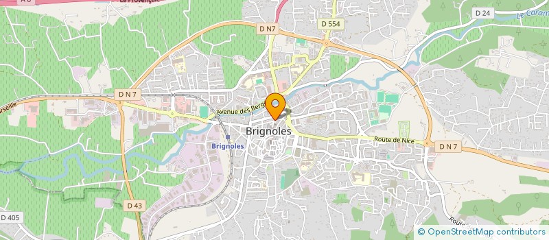 localisation de l'entreprise MARCELLO PIZZAS à BRIGNOLES
