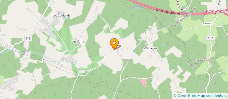 localisation de l'entreprise MARCETEAU à MONTPEYROUX