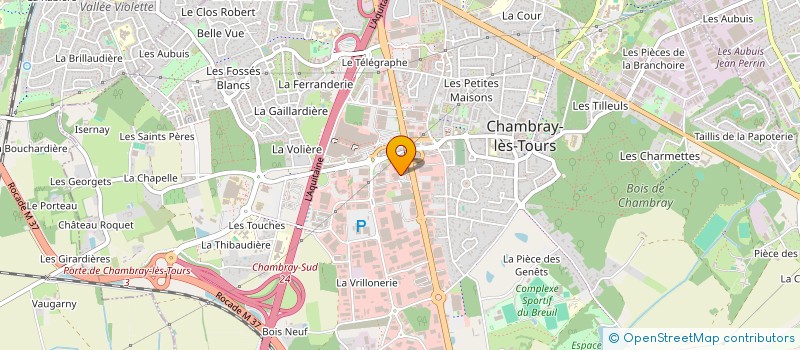 localisation de l'entreprise MARCEUL AUTO INDUSTRIE  CHAMBRAY-LES-TOURS