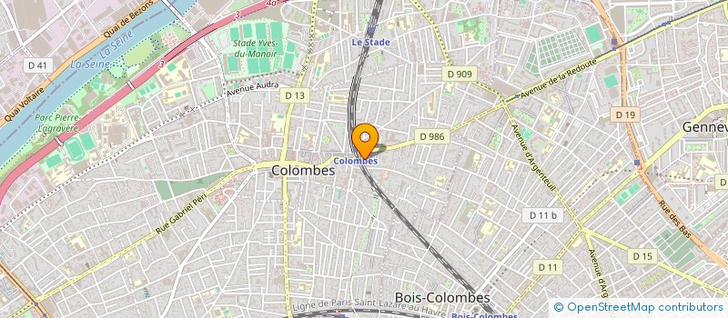 localisation de l'entreprise MARCH à COLOMBES