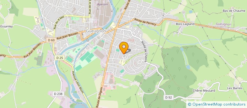 localisation de l'entreprise MARCH' OU ROULE à GUEUGNON