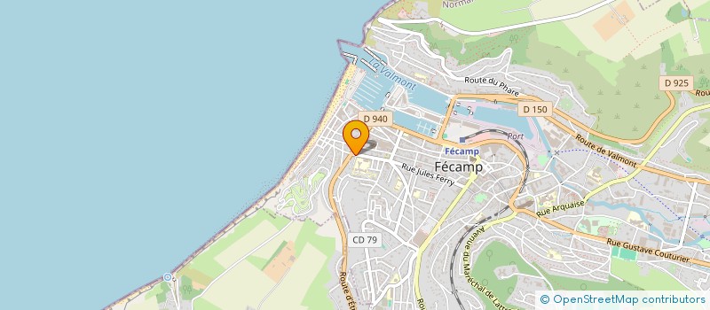 localisation de l'entreprise MARCHA  FECAMP