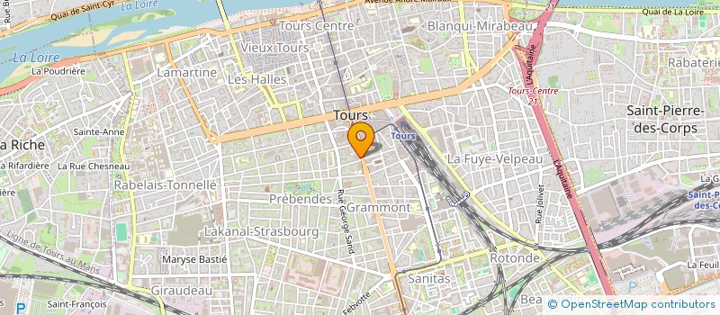 localisation de l'entreprise MARCHAIS  TOURS