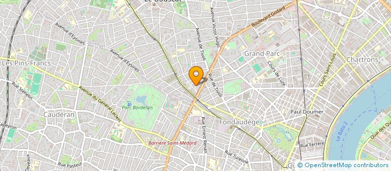 localisation de l'entreprise MARCHAIS-DELOUIS  LE BOUSCAT