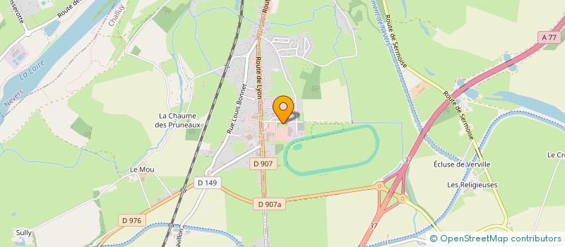 localisation de l'entreprise MARCHAL & ASSOCIES  SERMOISE-SUR-LOIRE