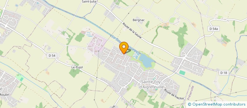 localisation de l'entreprise MARCHAL CONSULTING  SAINTE-FOY-D'AIGREFEUILLE