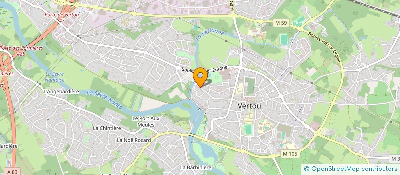 localisation de l'entreprise MARCHAL ET RIVES  VERTOU