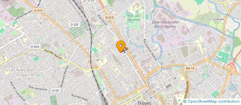localisation de l'entreprise MARCHAL INTERDIFFUSION à TROYES