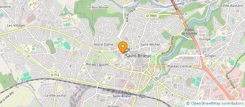 localisation de l'entreprise MARCHAL & MASSE ASSOCIES à SAINT-BRIEUC