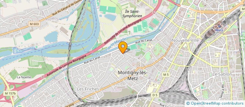 localisation de l'entreprise MARCHAL NEGOCE à MONTIGNY-LES-METZ