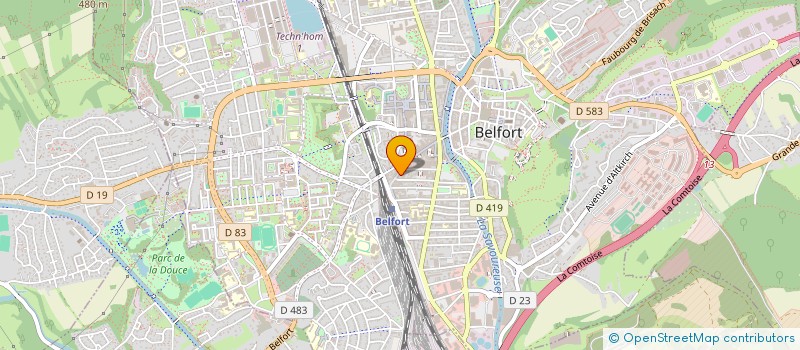 localisation de l'entreprise MARCHAL ONE à BELFORT