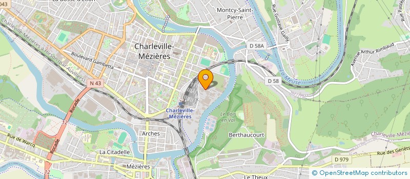 localisation de l'entreprise MARCHAL PERE ET FILS à CHARLEVILLE-MEZIERES