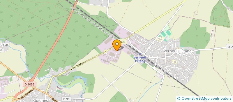 localisation de l'entreprise MARCHAL SA à VERNEUIL-L'ETANG