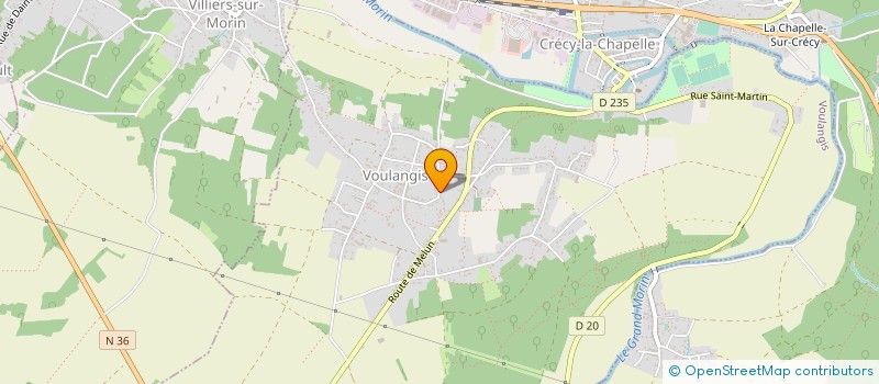 localisation de l'entreprise MARCHAMP SERVICES à VOULANGIS