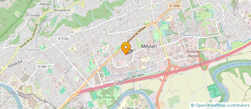 localisation de l'entreprise MARCHAND  MEYLAN