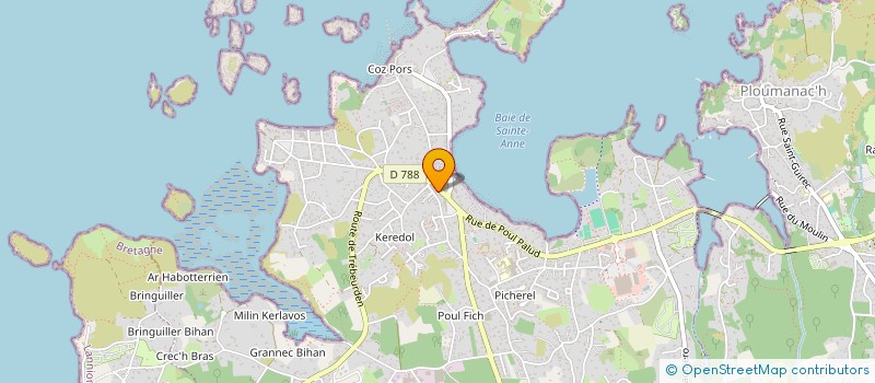 localisation de l'entreprise MARCHAND  TREGASTEL