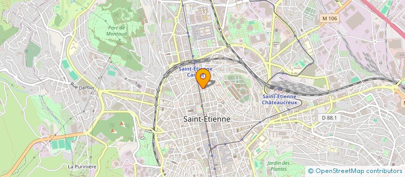 localisation de l'entreprise MARCHAND ASSURANCES  SAINT-ETIENNE