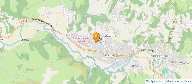 localisation de l'entreprise MARCHAND C & RODRIGUEZ DOMINGUEZV  SAINT-PEE-SUR-NIVELLE