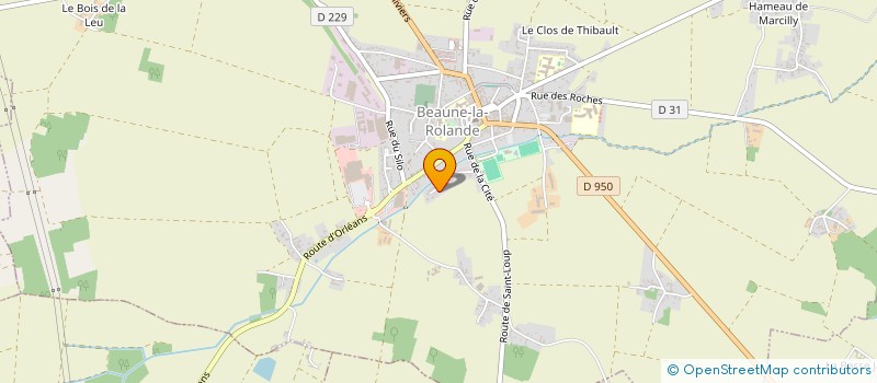 localisation de l'entreprise MARCHAND CHRISTELLE  VILLEMANDEUR