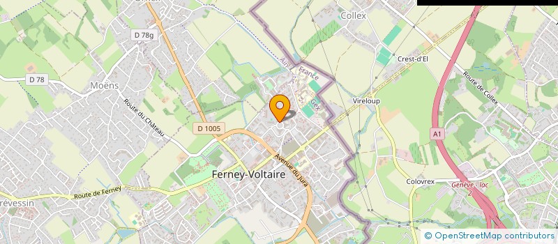 localisation de l'entreprise MARCHAND CHRISTIAN ET THERESE à FERNEY-VOLTAIRE