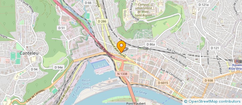 localisation de l'entreprise MARCHAND COURTAGE à ROUEN