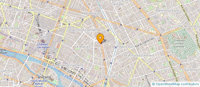 localisation de l'entreprise MARCHAND D'ETOILES  PARIS