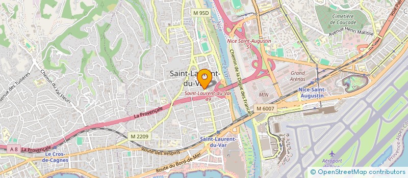localisation de l'entreprise MARCHAND DE BIENS AVENIR à SAINT-LAURENT-DU-VAR